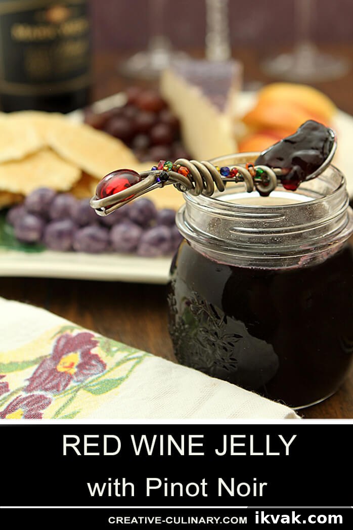 Red Wine Jelly Recipe: Sweet, Bold Preserve 4 Red Wine Jelly in a Small Jam Jar