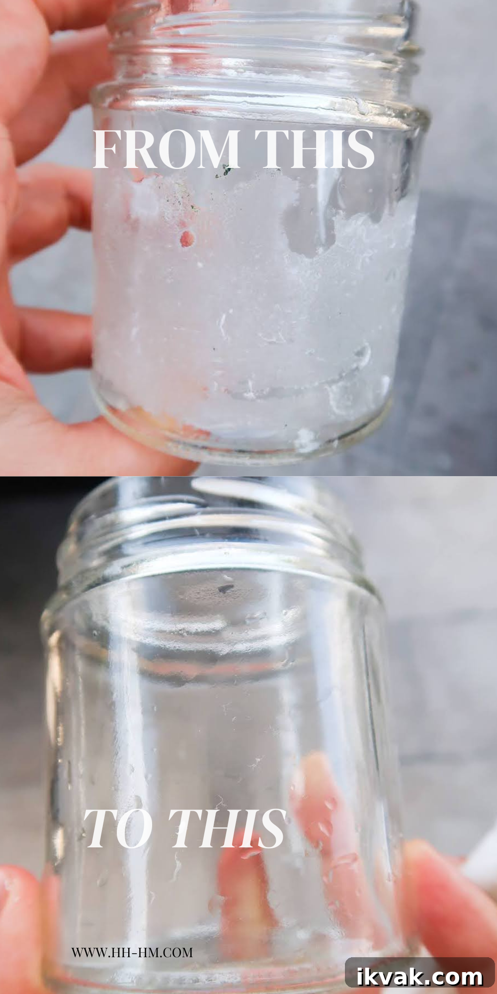 How to Remove Labels from Glass Jars and Bottles Without Residue 2 recycle glass jars and glass bottles at home! All you need to know is how to remove labels from glass jars and bottles and you can use them in many different ways!