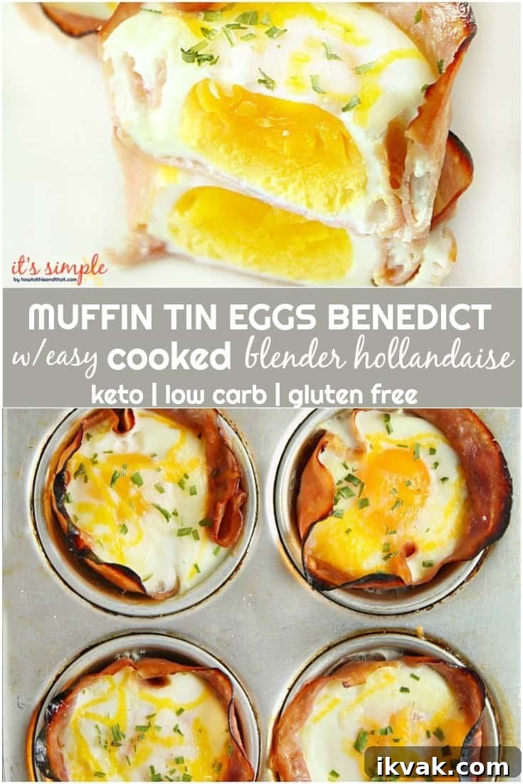 How to Make Muffin Tin Eggs Benedict Cups 5 keto eggs benedict